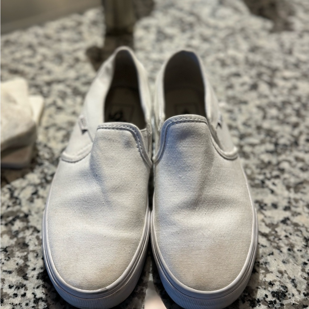 Women’s Vans White Slip on